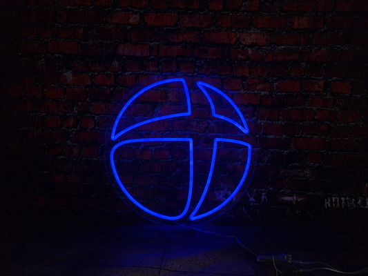 طفل أو أطفال هدية كرة مخصصة LED علامة النيون ديكور الداخلي أكريليك DC12V